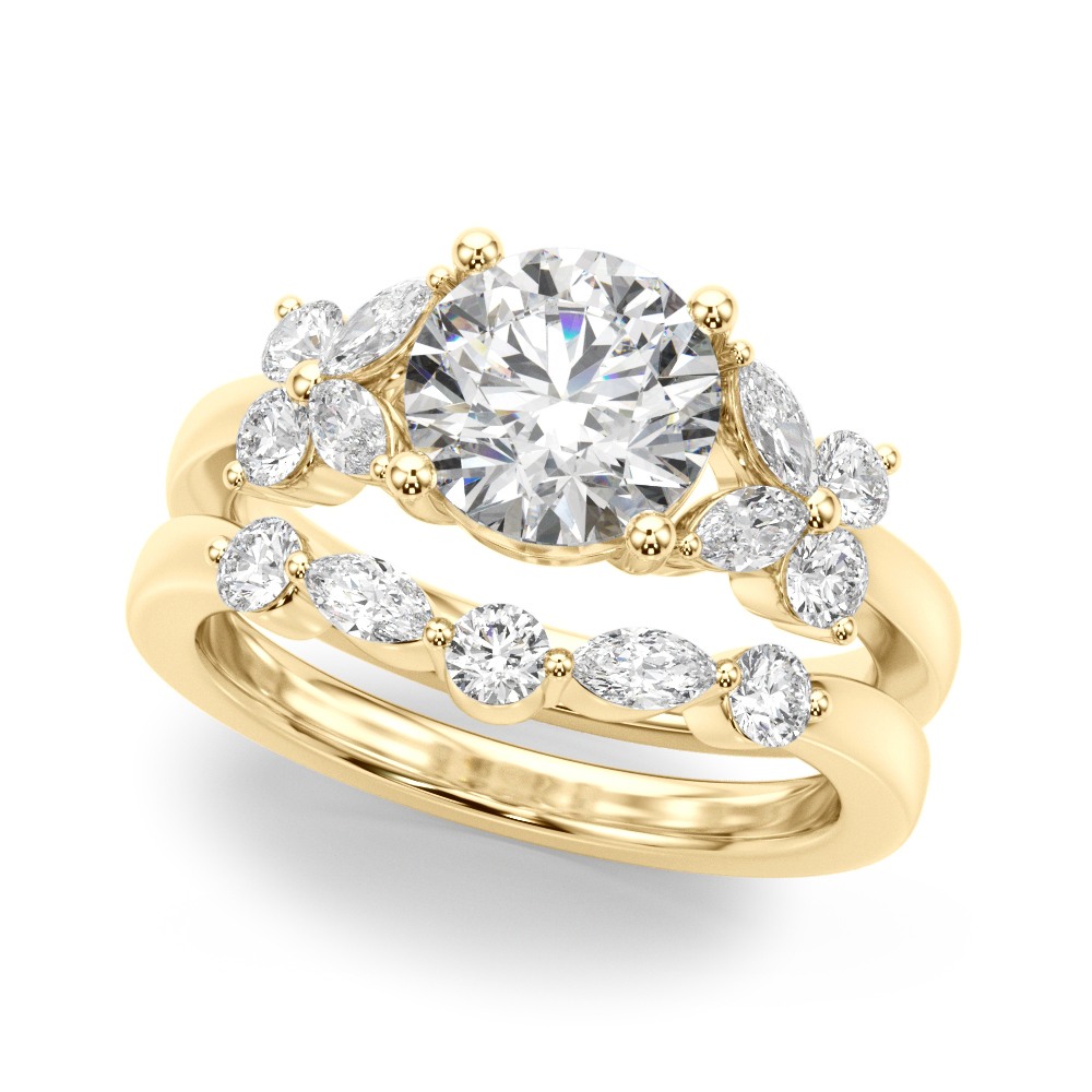 The Thea Engagement Ring, set view
