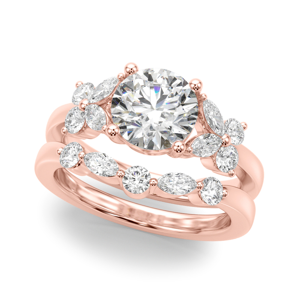The Thea Engagement Ring, set view