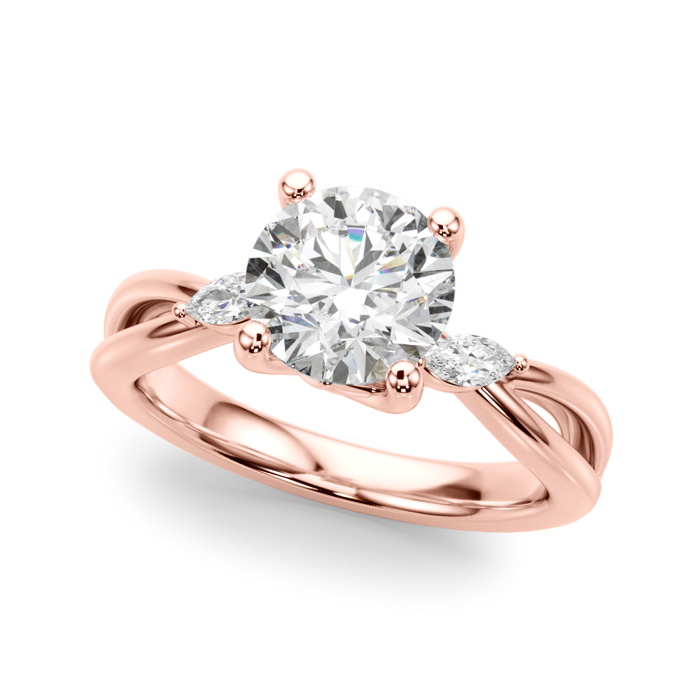 The Lauren Engagement Ring, front view