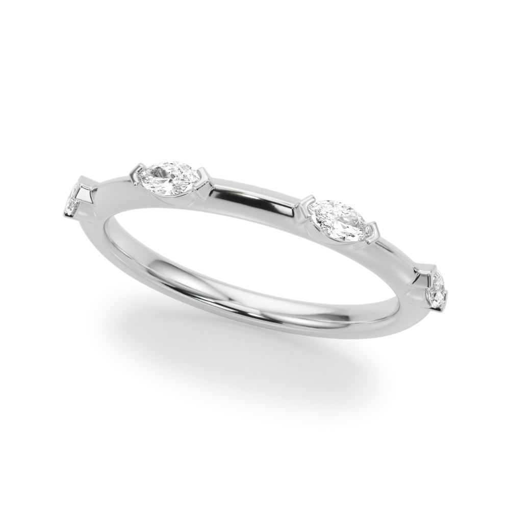 Marquise Wedding Band