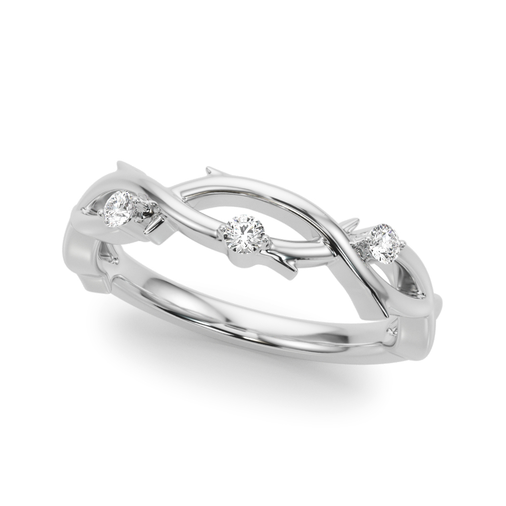 Nature Inspired Wedding Band