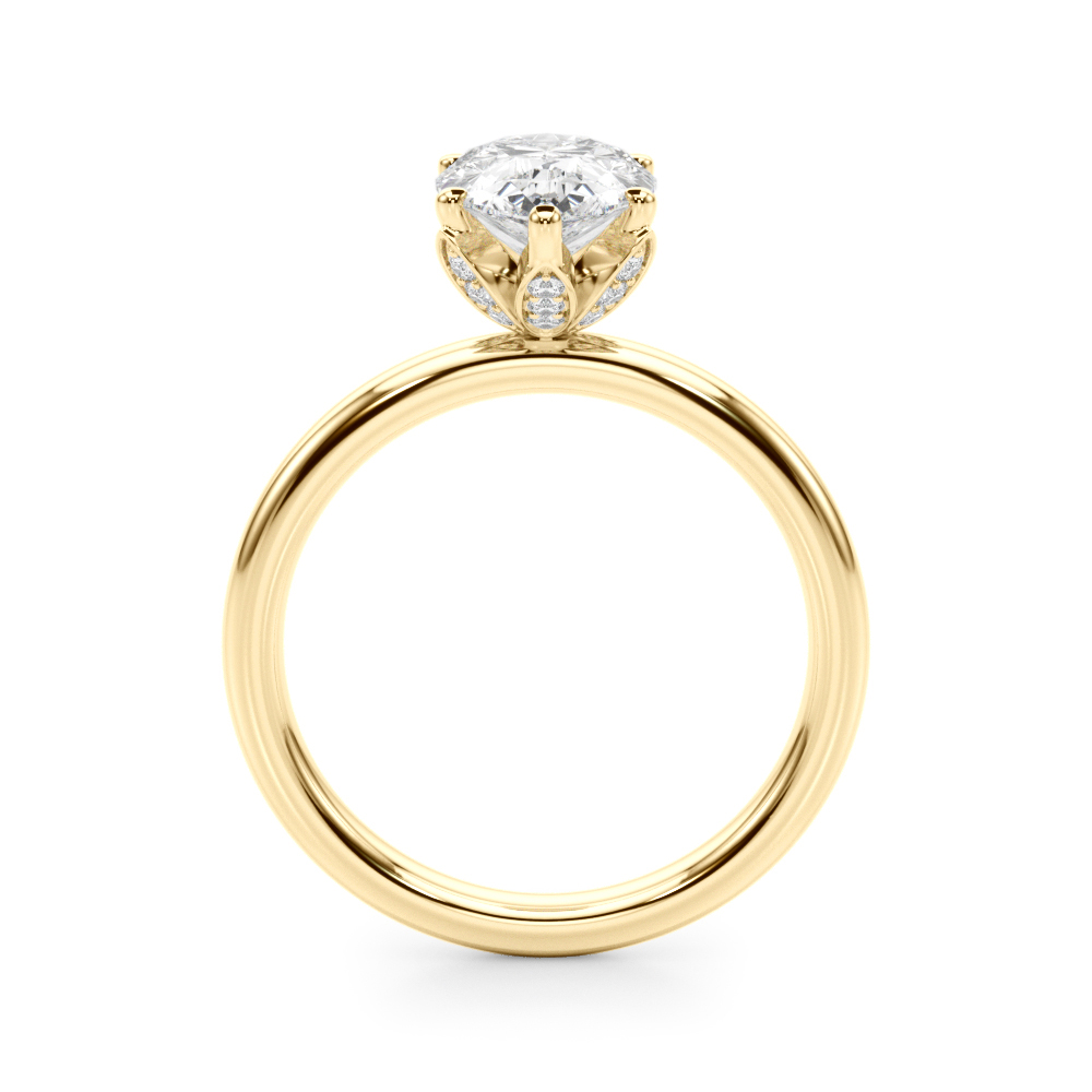 The Katherine Engagement Ring, side view