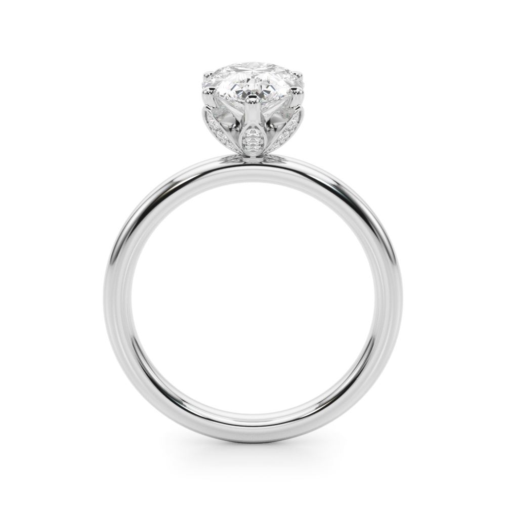 The Katherine Engagement Ring, side view