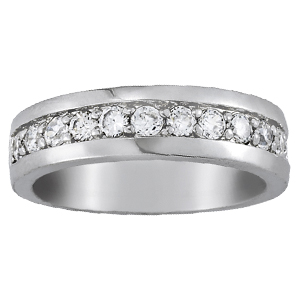 Channel Band Gents Ring