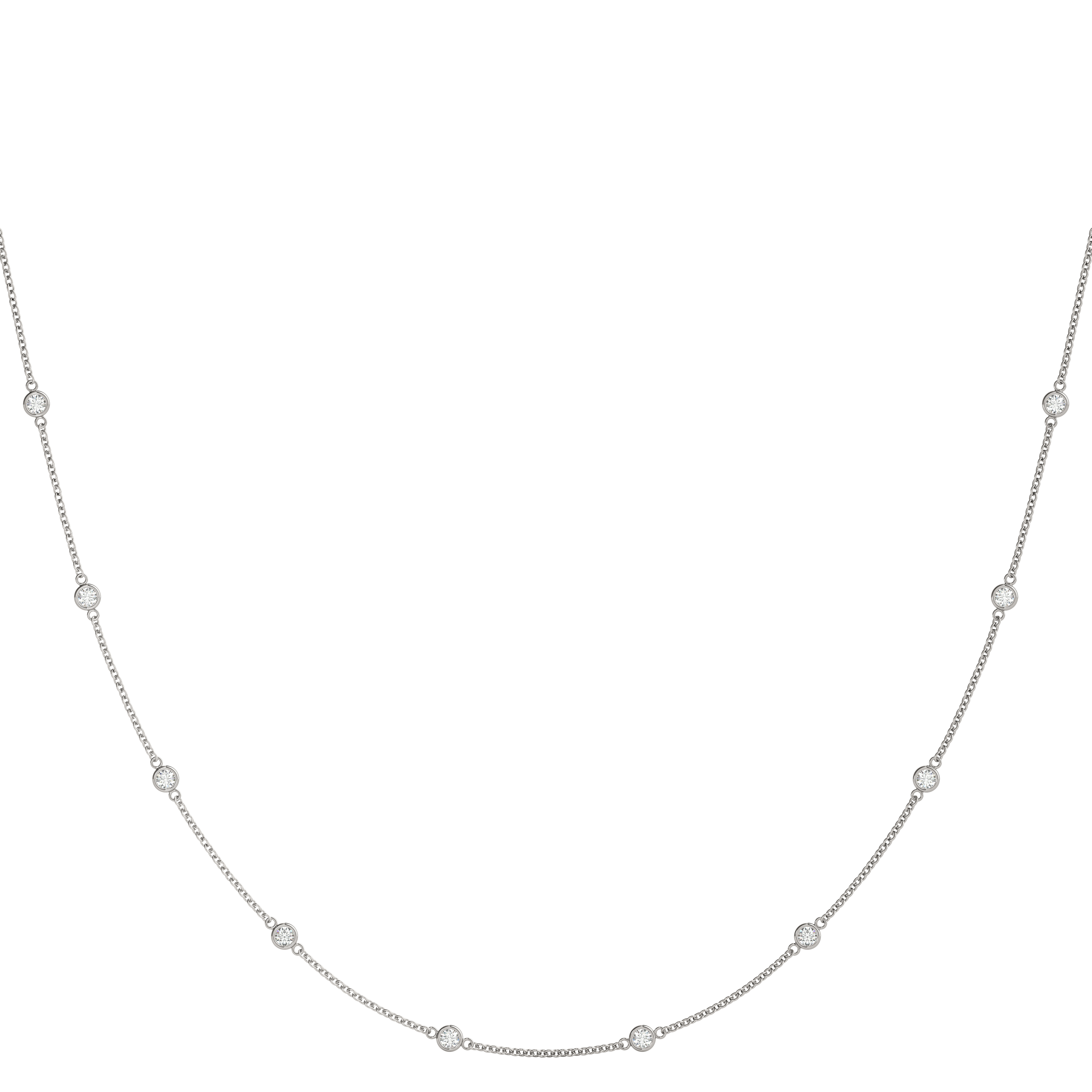 Stationary Diamond Necklace