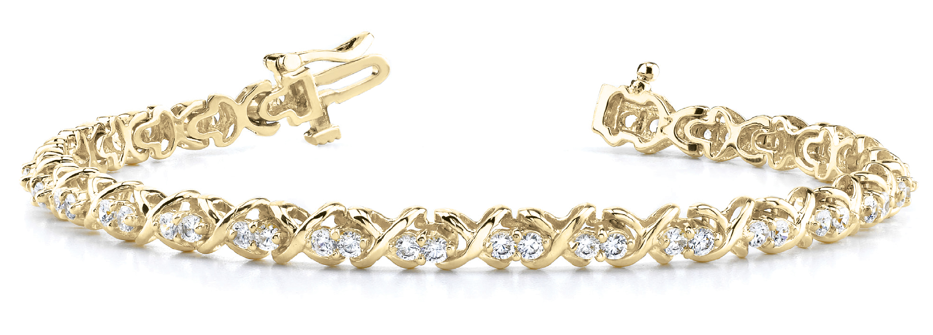 IN LINE XO 2 STONE BRACELET