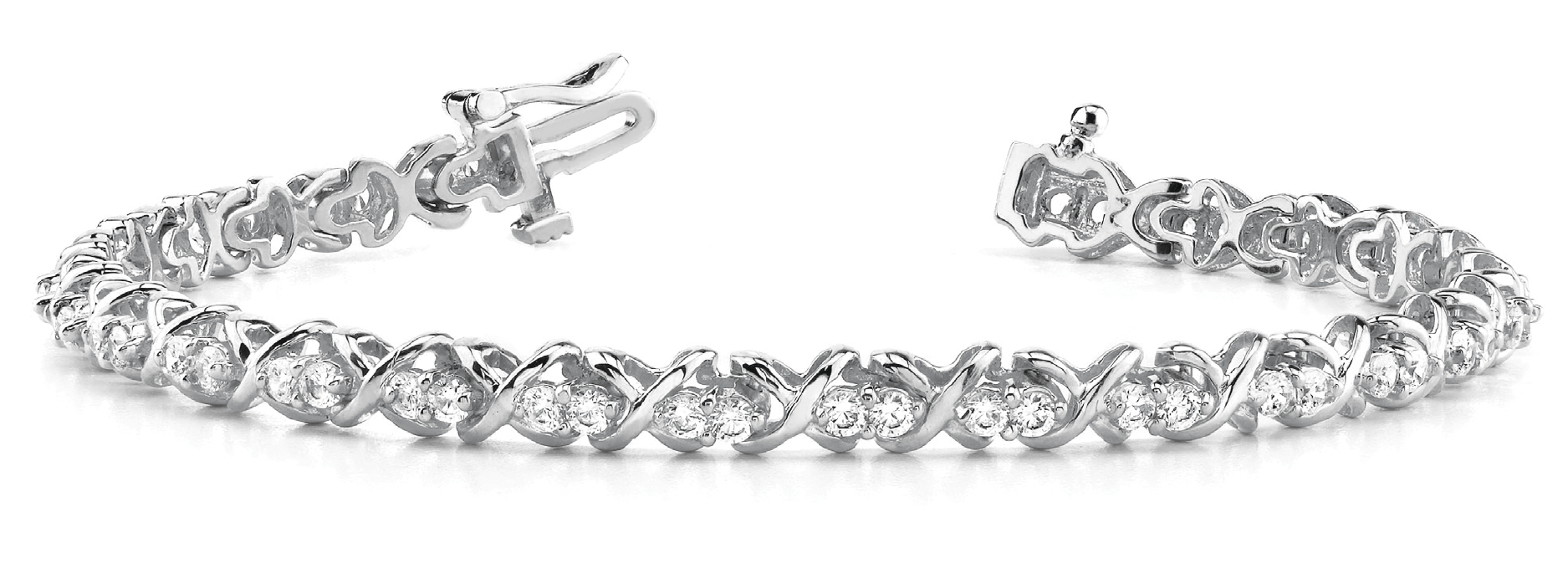 IN LINE XO 2 STONE BRACELET