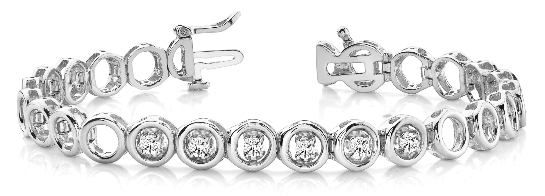 ADD A STONE ROUND LINE BRACELET