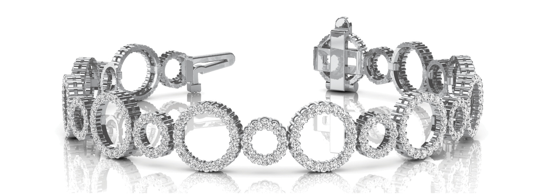 SMALL/LARGE CIRCLE LINK BRACELET
