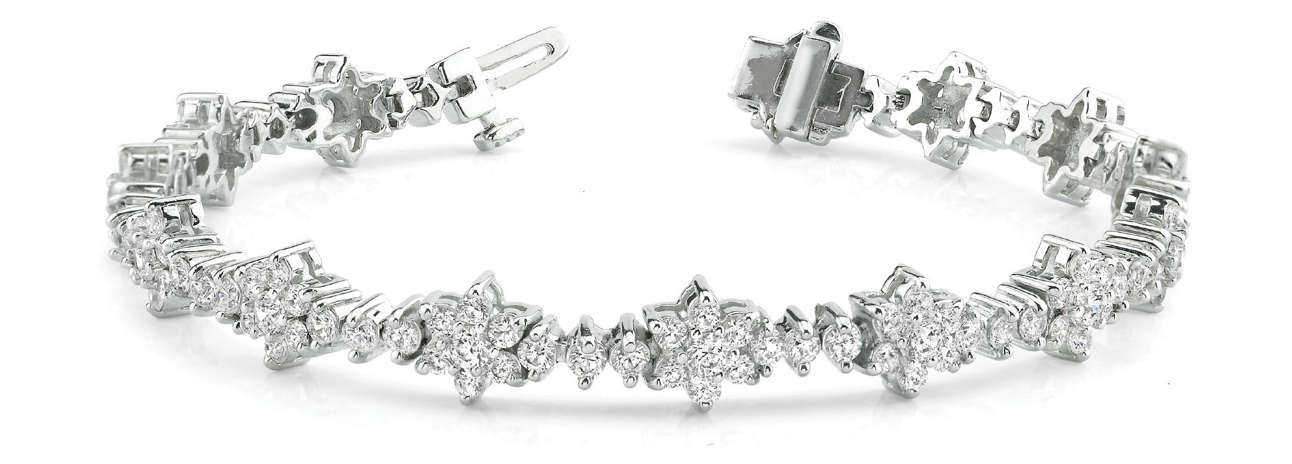 STAR CLUSTER AND 3 STONE BRACELET