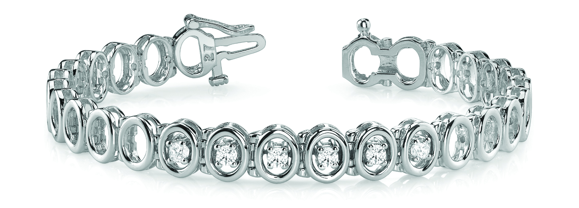ADD A STONE OVAL LINE BRACELET