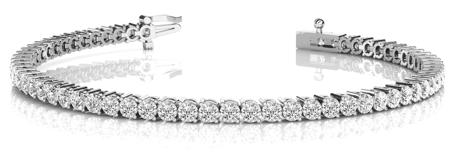 Prong Set Inline Bracelet