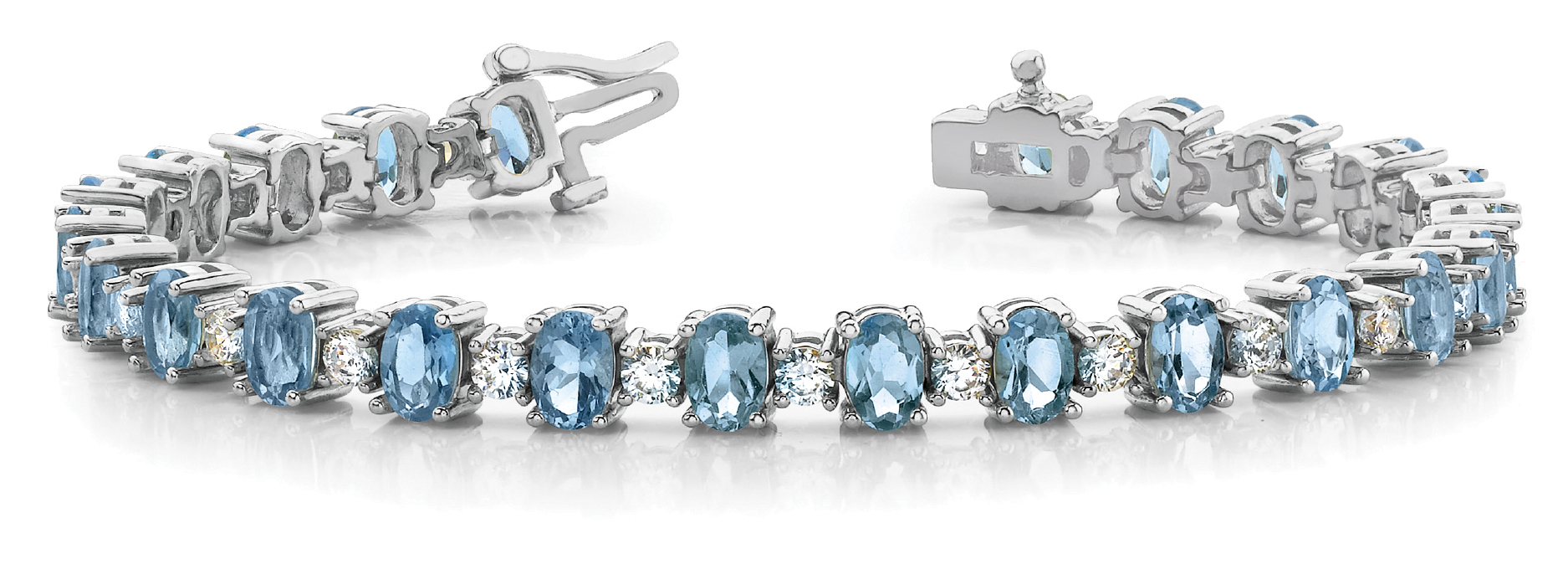 OVAL/RD IN LINE TENNIS BRACELET