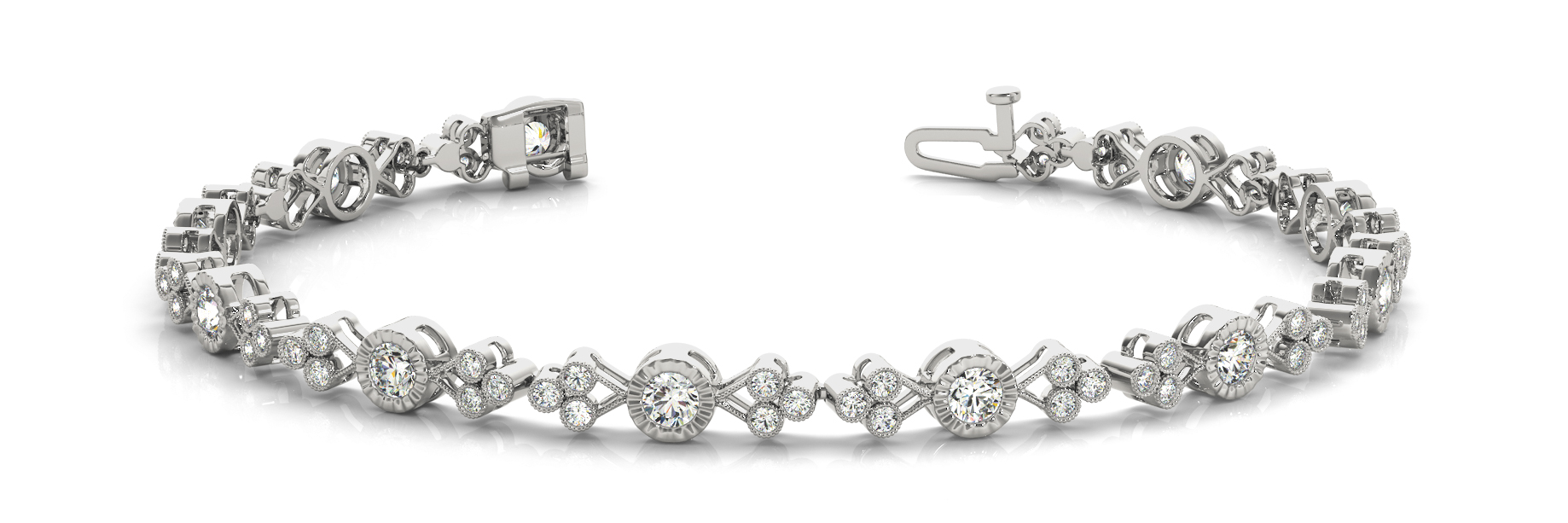*B-DWN* CLUSTER/SINGLE STONE BRAC