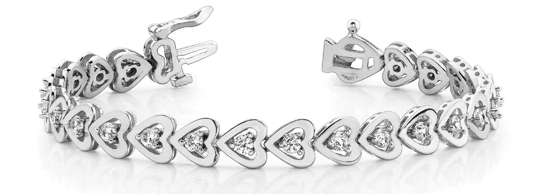 ADD A STONE HEART LINE BRACELET