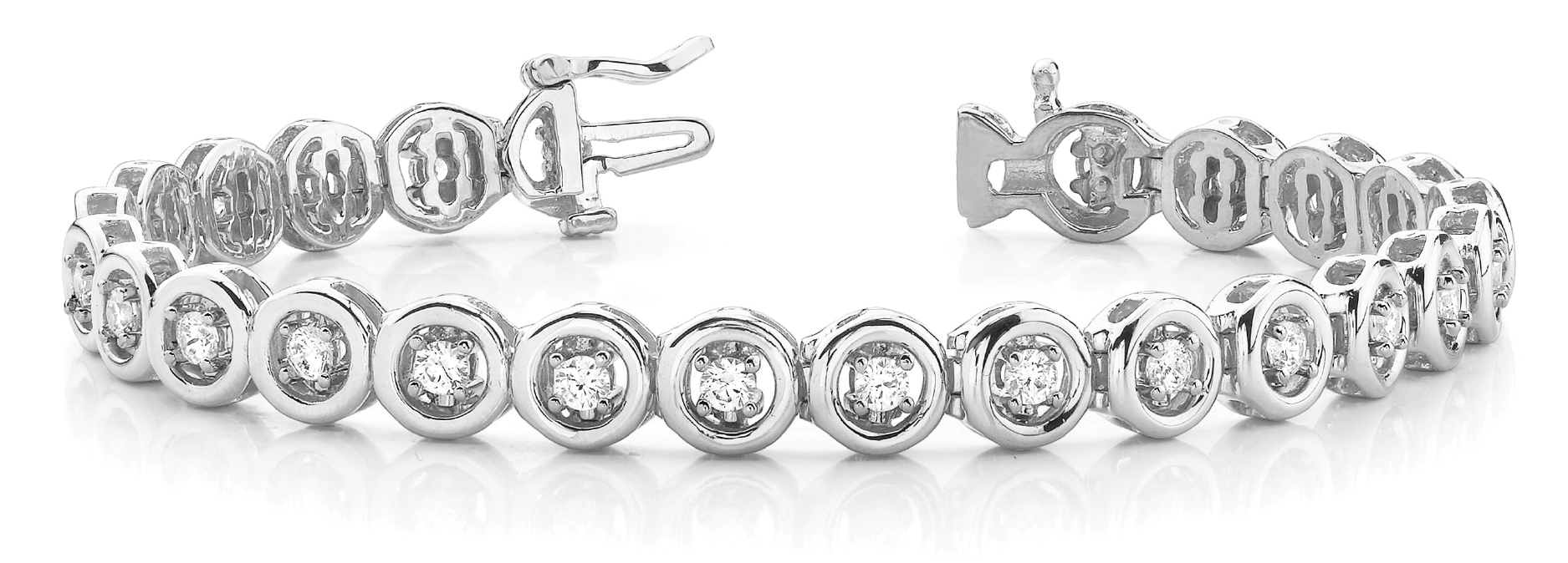 ADD A STONE ROUND LINE BRACELET
