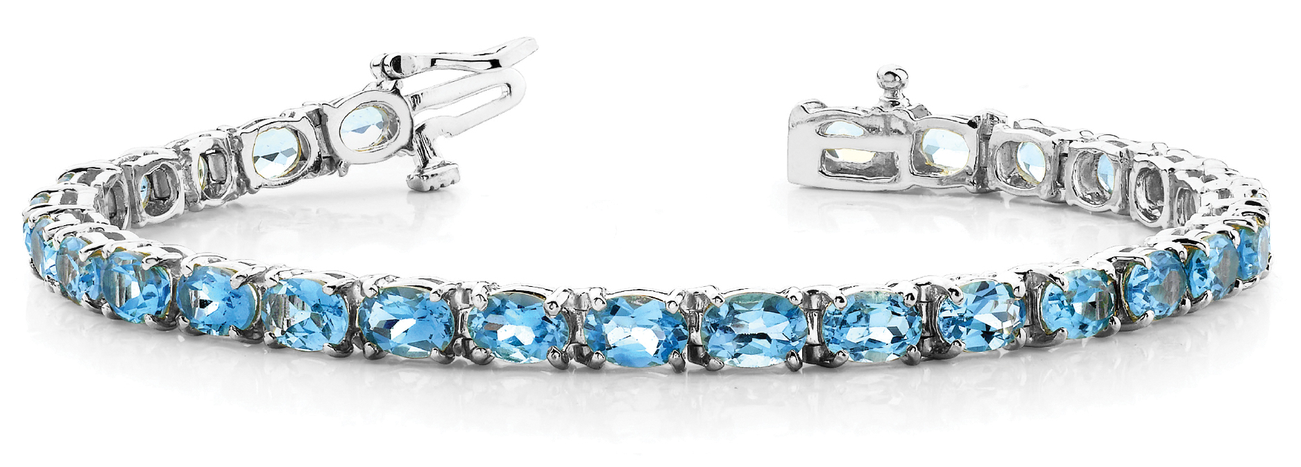 OVAL IN LINE TENNIS BRACELET