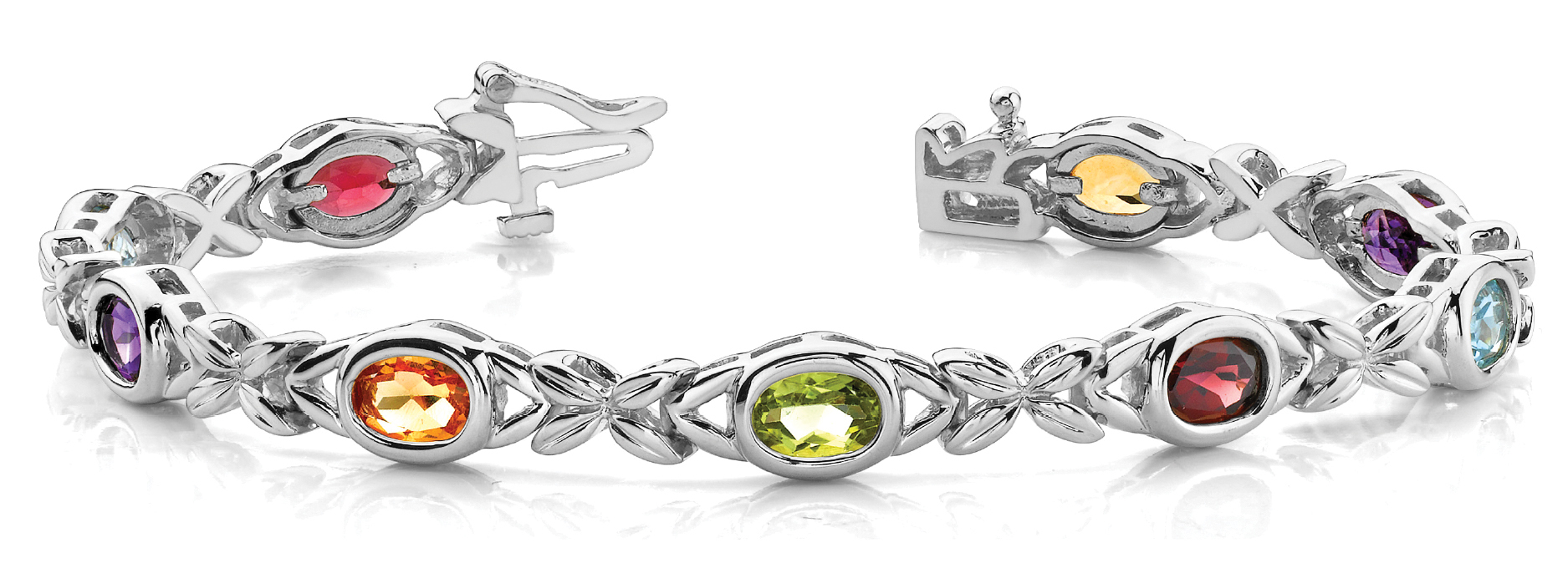 OVAL/LEAF LINK BRACELET