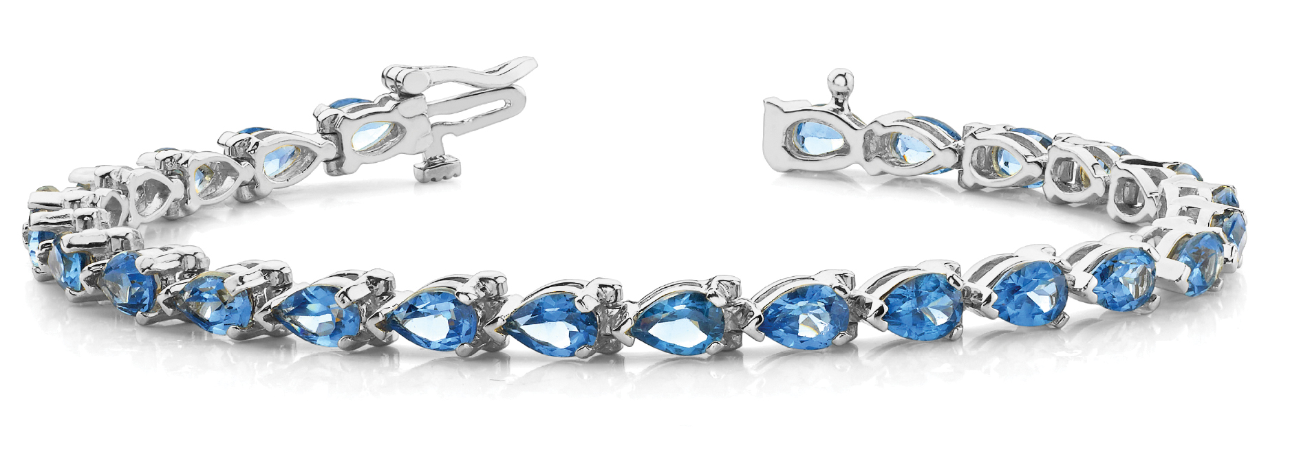 PEAR STONE IN LINE BRACELET