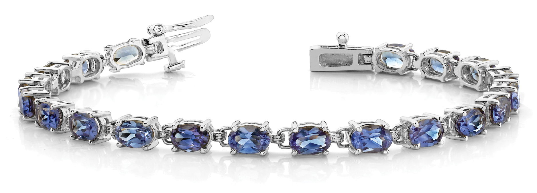 OVAL IN LINE TENNIS BRACELET