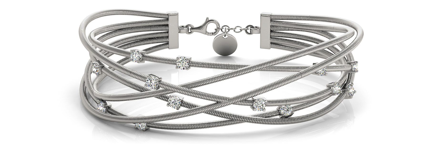 6-Row Wire Bangle