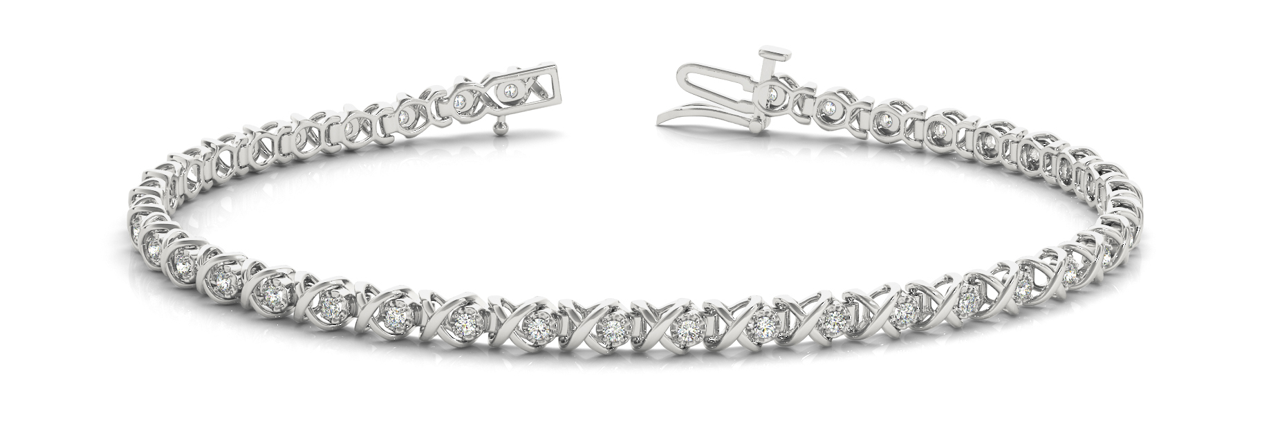 XO Round Tennis Bracelet