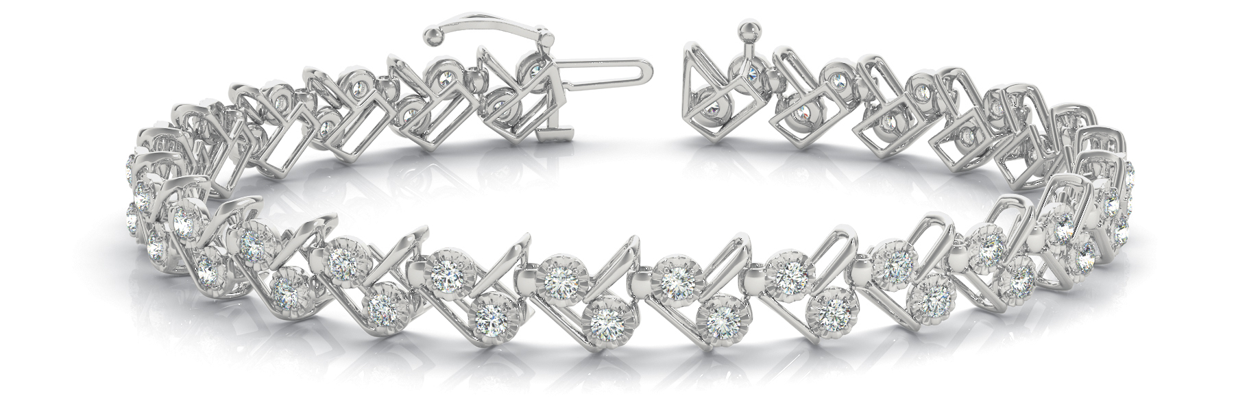 Light Weight Zig Zag Bracelets
