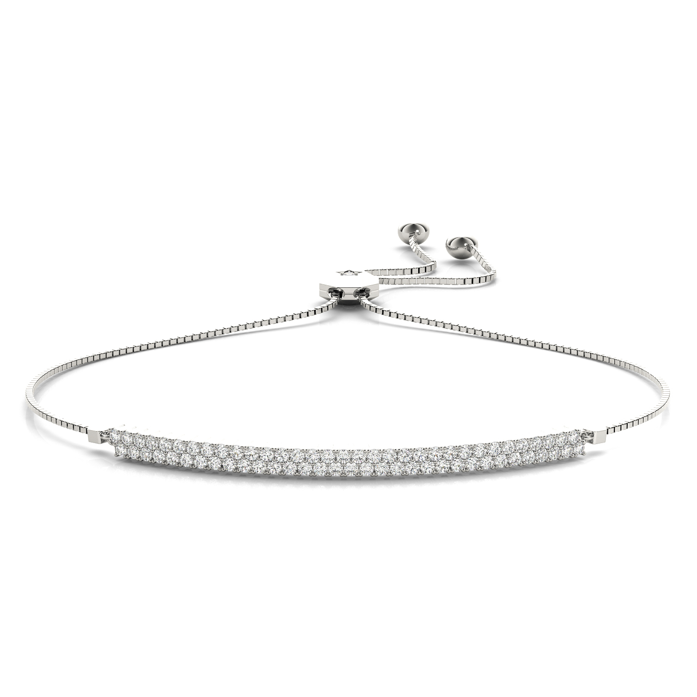 Double Row Bolo Bracelet