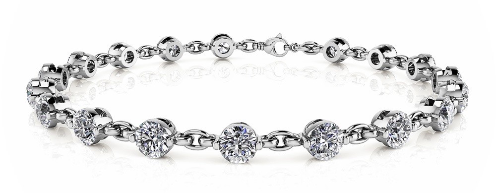 Link Single Prong Tennis Bracelet