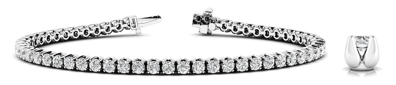 Prong Set Inline Bracelets