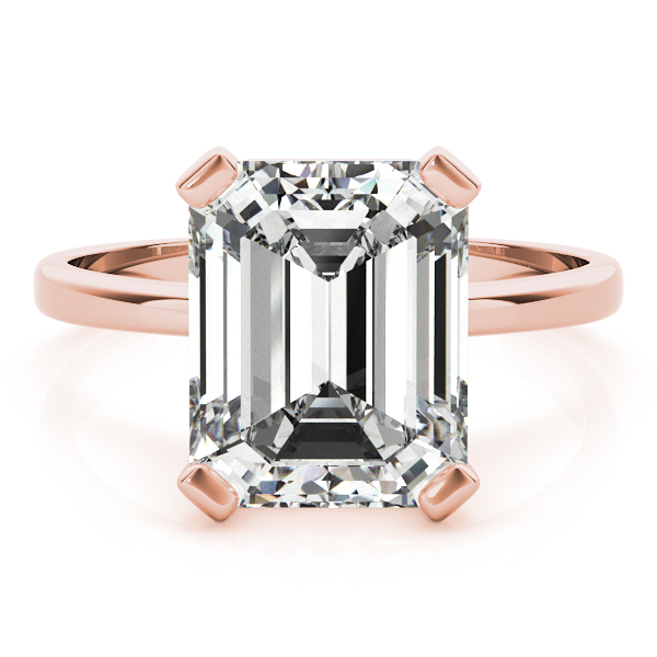 The Helena Solitaire Engagement Ring, set view