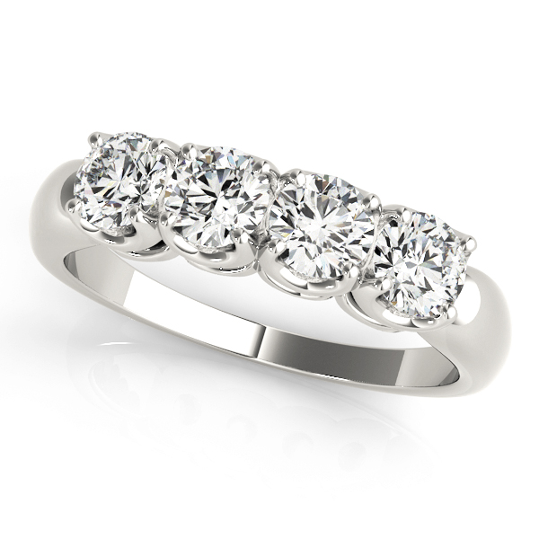 4-Stone Wedding Band