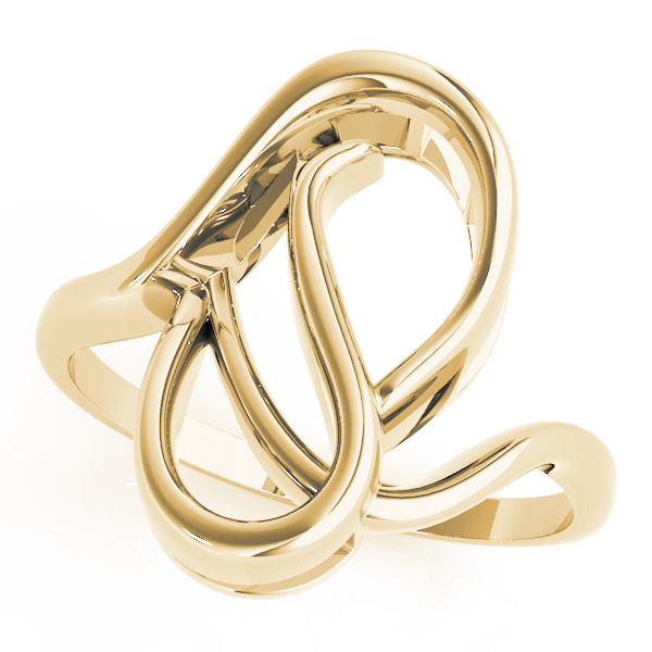 Solitaire Abstract Engagement Rings