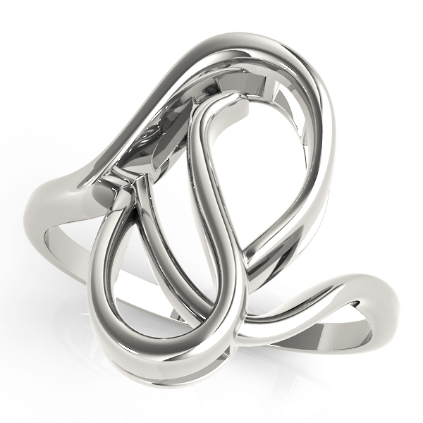 Solitaire Abstract Engagement Rings