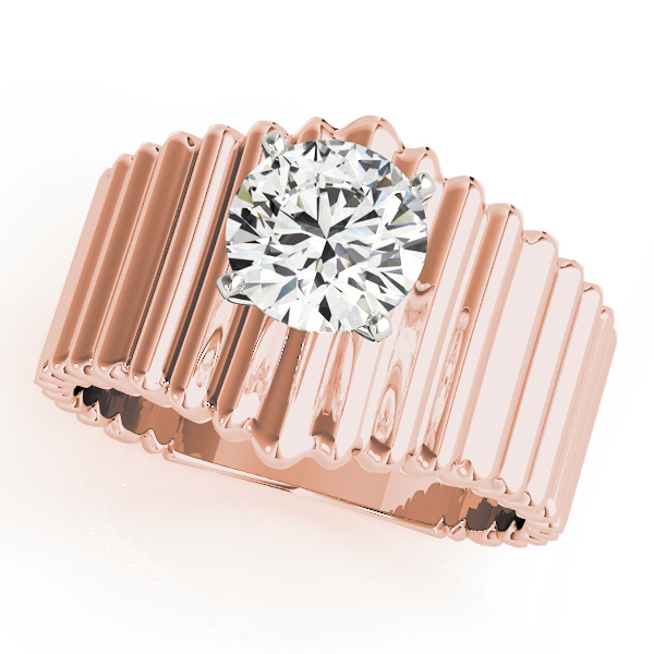 Solitaire Round Engagement Ring