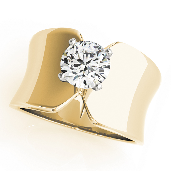 Wide Shank Engagement Ring