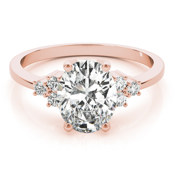 The Serena Solitaire Engagement Ring, set view