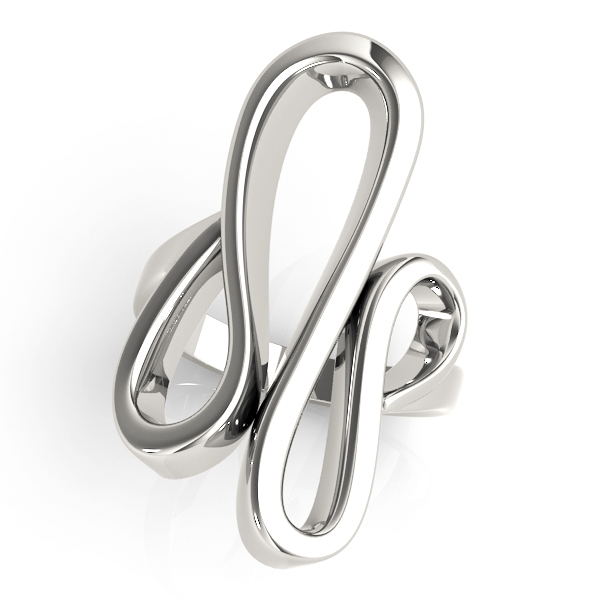 Swirl Freedom Symbol Engagement Rings