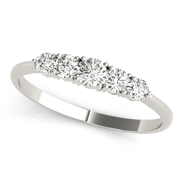 Prong Set Wedding Band