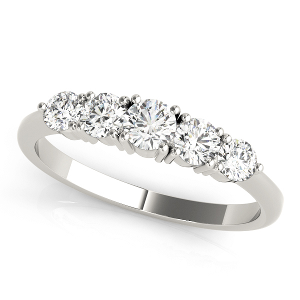 Prong Set Wedding Band