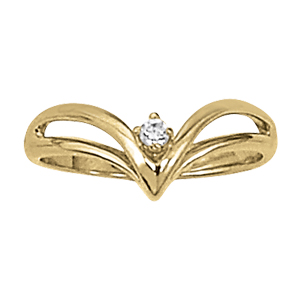 Split Shank Curved Fashion Rings