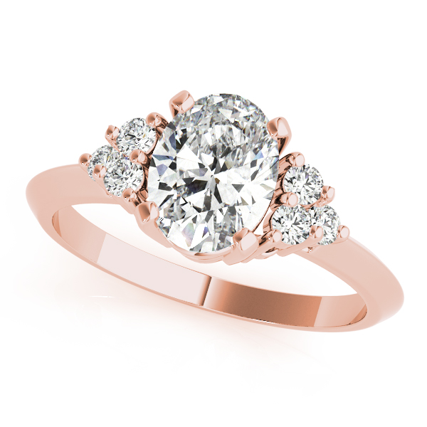 The Genevieve Solitaire Engagement Ring, front view