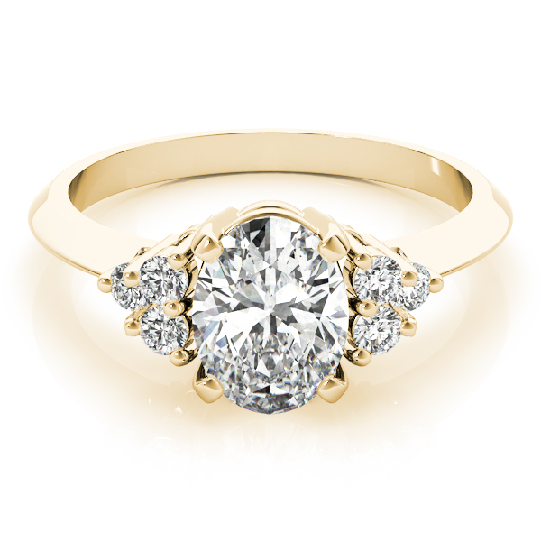 The Genevieve Solitaire Engagement Ring, set view