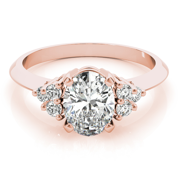 The Genevieve Solitaire Engagement Ring, set view