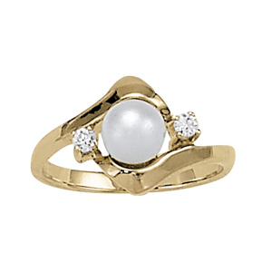 Bypass Fashion Pearl Ring
