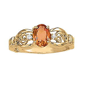 Antique Oval Color Ring