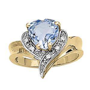 Heart Shape Fashion Color Rings