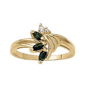Marquise Shape Color Ring