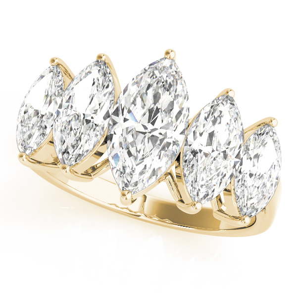 WEDDING BANDS FANCY SHAPE MARQUISE