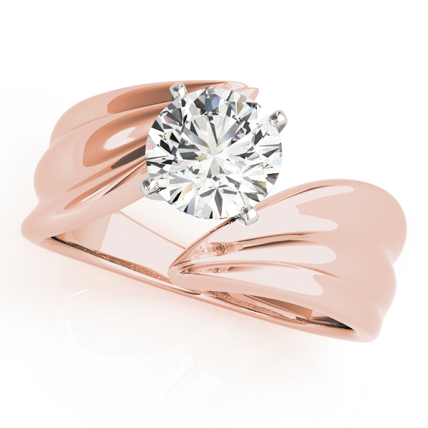 Bypass Solitaire Engagement Ring